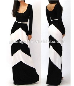 Mujer del verano 2015 OEM estilo del famoso manga larga delgada vestido Maxi con <span class=keywords><strong>la</strong></span> correa <span class=keywords><strong>Long</strong></span> Beach 3 colores - Product Image 2