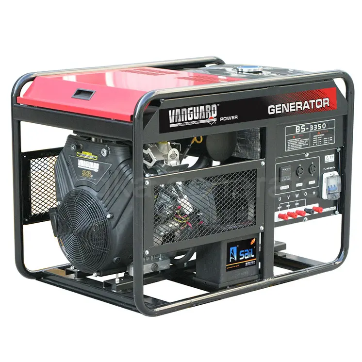 Vanguard 엔진 15kw 20kva 400v 50hz 3 단계 가솔린 발전기