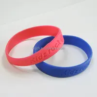 Produce impresso gomma di silicone fai da te braccialetto della cinghia di polso braccialetti per kidz