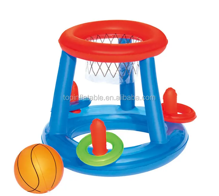 Beste Kwaliteit Kids Opblaasbare Water Basketbal Catcher & Opblaasbaar Zwembad Basketbal Hoepel Voor Familie Water Games