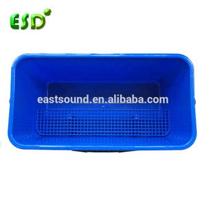 En Plastique ESD Bleu <span class=keywords><strong>Raclette</strong></span> Magique Vadrouille Nettoyage Seau D'eau Sur Roues Avec Couvercle - Product Image 3
