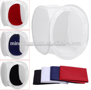 Cube Diffusion Soft Box avec 4 couleurs toile de fond ( <span class=keywords><strong>rouge</strong></span> foncé bleu noir blanc ) Photo Studio ilght tente kit - Product Image 1