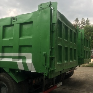 Huina — camion vert d'occasion, camion à benne HOWO 8x4, 375 (rouge) - Product Image 6