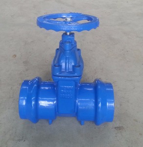Vanne à boisseau double pour tuyau PVC de 110 mm, corps en fonte ductile, siège résilient, étanchéité étroite, commande par tige, prix compétitif - Product Image 4