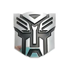 Insignia de logotipo de coche esmaltado Transformers
