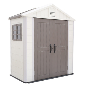 KINYING BRAND Patio Garden HDPE Plastic Outdoor Storage Shed Backyard Storage House Lifetime Shed