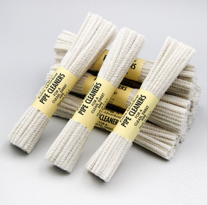 Outil de nettoyage de Pipe à tabac en coton blanc naturel doux pour tuyau de nettoyage - Product Image 6