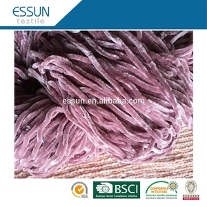 Fil de Chenille en Polyester doux et brillant 100%, vente en gros, prix de gros, - Product Image 6