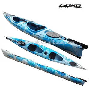 बिक्री के लिए 2 Paddlers और पीई पतवार सामग्री समुद्र kayaks