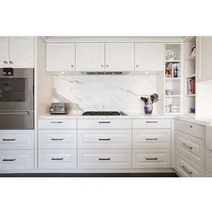 NICOCABINET bianco automatico Shaker in legno mobile da cucina Design modulare Set cucina casa mobili da cucina