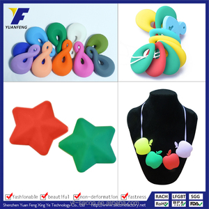 BPA libera <span class=keywords><strong>el</strong></span> colgante del dentición del bebé del silicón del dentier del silicón para las mamáes de cuidado - Product Image 6
