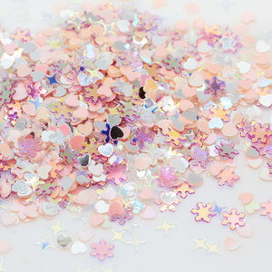 Vendita Calda Della Miscela di Arte Del Chiodo di Scintillio di Plastica Paillettes Slime Confetti <span class=keywords><strong>Decorazioni</strong></span> della Cassa Del Telefono - Product Image 1