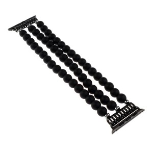 Bijoux de luxe Agate Conception Noir Montre Bracelet Pour iWatch, Haute Qualité Prime Montre Bandes Pour iWatch Série 1 2 3 - Product Image 4