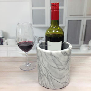 [Holar] Taiwan Made Solid <b>White</b> Marble Wine Chiller Bucket Kitchen <b>Utensil</b> <b>Holder</b> - Product Image 6