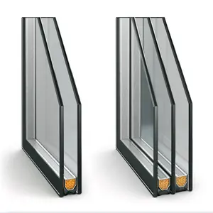 Vidrio Triple Isolatieglas In Gebouw Glas Triple Geglazuurd Glas Panelen