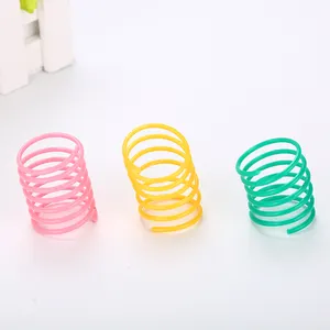 Cat Plastic Spring Toys Pet Cat Toy