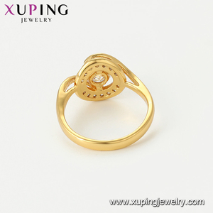 خواتم مجوهرات أنيقة مطلية بالذهب عيار 24 قيراط من شوبينغ الصينية 15554 للنساء - Product Image 6