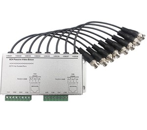 8CH HD CVI/TVI/AHD transceptor pasivo <span class=keywords><strong>Video</strong></span> <span class=keywords><strong>Balun</strong></span> adaptador transmisor BNC a UTP Cat5/5E/6 Cable 720P 1080P Monitor - Product Image 1