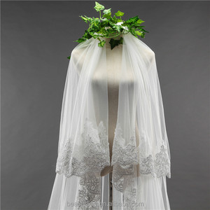 Nouvelles voiles de mariage blanc pur VG073 - Product Image 1