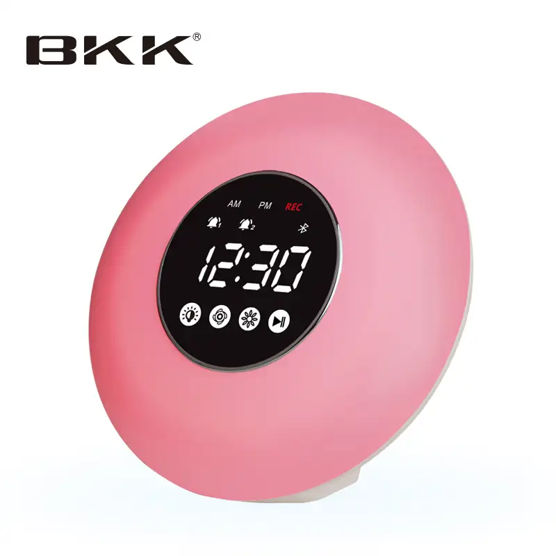웨이크 업 (wake up 빛 Alarm Clock Bluetooth 스피커 (J12)