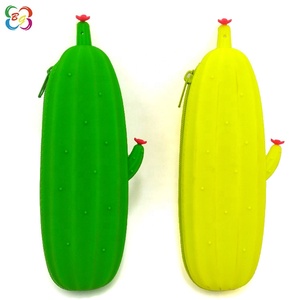 Sac à crayons en silicone avec impression personnalisée en gros Pochette à cosmétiques pour enfants au design de <span class=keywords><strong>cactus</strong></span> - Product Image 6