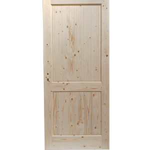 Puerta de Madera Maciza de Pino Radiata MDF--KD08A - Product Image 1