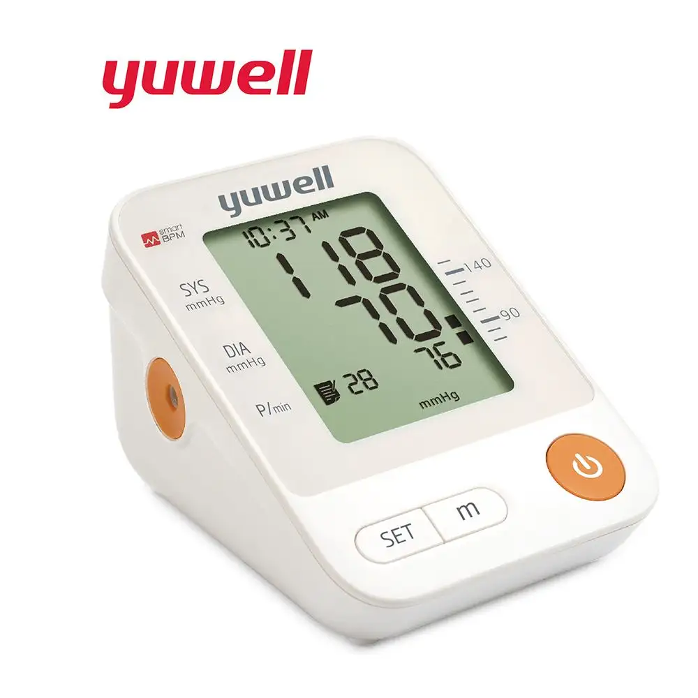 YUWELL 자동 디지털 혈압 모니터 측정 혈압 맥박