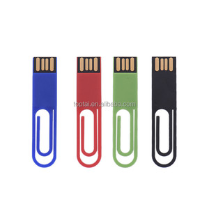 Bán buôn mini thiết kế cuốn sách kim loại Clip USB Flash Drive di động Pendrive <span class=keywords><strong>Memory</strong></span> Stick năng lực thực sự USB Đĩa 4GB 8GB 16GB 32GB - Product Image 4