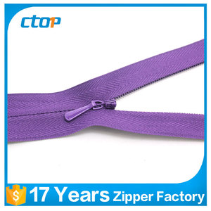 Quảng Châu Chất Lượng Cao Chuỗi Dài 60Cm <span class=keywords><strong>Nylon</strong></span> Kín Và Không Thấm Nước Quần Áo Dây Kéo Tùy Chỉnh Dây Kéo Bán Buôn Vô Hình Dây Kéo - Product Image 4