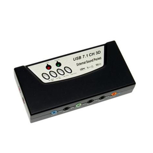 7in1 USB 7.1 Son externe Surround 3D Canal de poche <span class=keywords><strong>Audio</strong></span> virtuel ultime en déplacement - Product Image 4