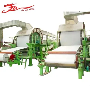 Small Capacity Waste Paper Recycling Machine 1092mm Toilet Tissue Paper Production Line