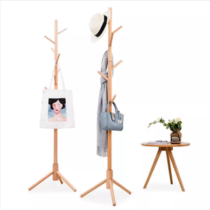 Assessed Supplier <strong>Coat</strong> Hanger <strong>Stand</strong>, Hotselling High Quality <strong>Wooden</strong> <strong>Coat</strong> Rack - Product Image 1