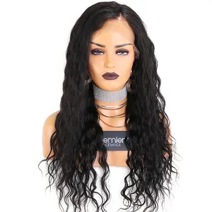 NEW Deep Bleached Knots Elastic Band Deeper Side Parting 13x6 Lace Frontal Wigs virgin cuticle aligned hair