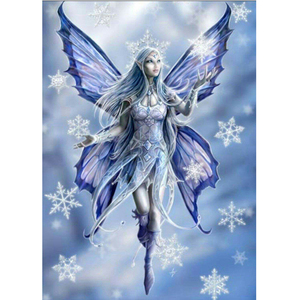 Diamant peinture papillon elfe carré rond plein foret diamant broderie dessin animé point de croix mosaïque décor à la maison fille - Product Image 1