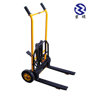 Hydraulische Pomp Heftruck <span class=keywords><strong>200Kg</strong></span> Kleine Stacker Draagbare Lifting <span class=keywords><strong>Hand</strong></span> Stackertruck Forlift Met Rem - Product Image 2
