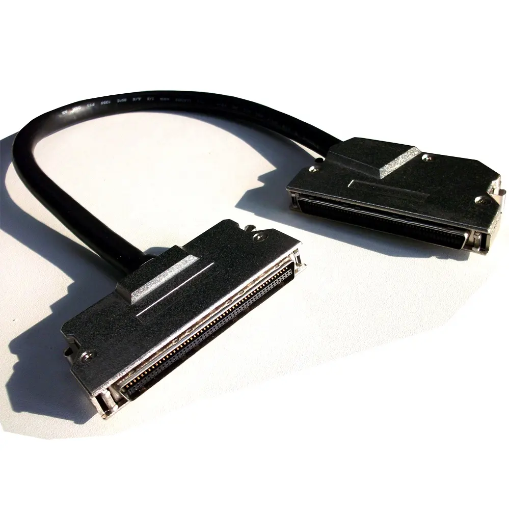SCSI Cable 100 Pin Male to Male connector with 1m cable