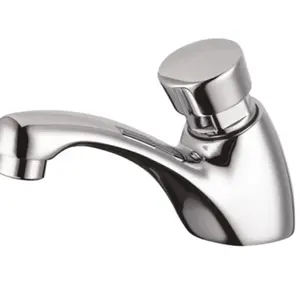 Self-closing Push Button Down Type Pressure Time Delay Self Closing Single Cold Taps Faucet Water Tap Press