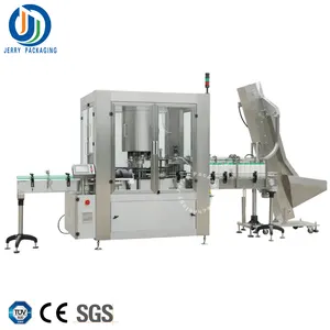 Changzhou JERRY Packaging High Speed Rotary Chuck 4/6 /8 heads Capper Bottle Cap Screw Capping Machine