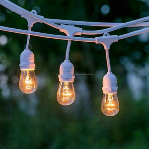 48 pies cadena radial de la luz luces de navidad funcionamiento	con bombilla foco <span class=keywords><strong>piscina</strong></span> para cobertizo - Product Image 4