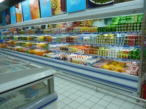 Refrigerador Multipuertas de Exhibición Abierta para Lácteos de Supermercado con Cortina de Aire y Sistema de Refrigeración Remoto - Product Image 4