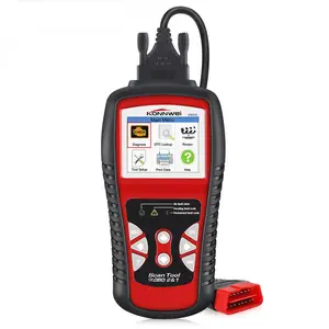 KONNWEI KW830 OBD2 EOBD Car Fault Code Reader Scanner Ferramenta de Diagnóstico Automotivo testador de Bateria KW 830 Gráfico de dados AL539