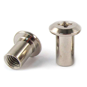 M2.5 Flat Head <strong>Screw</strong> <strong>Copper</strong>/aluminium Anodized Color Chicago /blinding Post Book <strong>Screw</strong> - Product Image 5