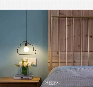 Hermosa nube único colgante lámpara dormitorio iluminación restaurante nube colgante de luz - Product Image 4