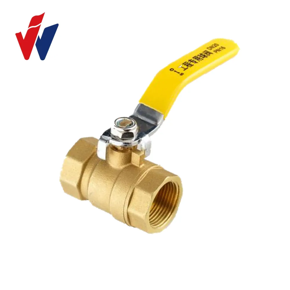 PN25 1/2 "NPT konu PN16 uzun saplı pirinç küresel vana