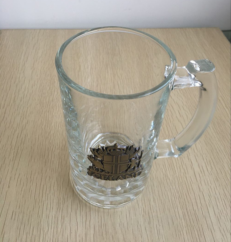 Wholesale Customized Logo Rock Beer Mug  Craft Beer Glass mug