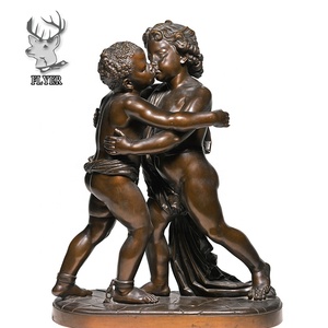 <span class=keywords><strong>Escultura</strong></span> de Arte, Estatua de Bronce de <span class=keywords><strong>Cupido</strong></span> <span class=keywords><strong>y</strong></span> <span class=keywords><strong>Psique</strong></span> en Venta - Product Image 5