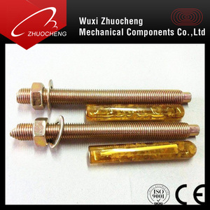 Grado 5,8 chapados en zinc química perno de anclaje y hormigón de acero inoxidable ancla para la construcción - Product Image 2