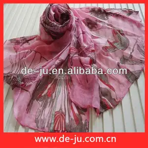 Chine fabrication imprimé en tissu de fil foulards pour le printemps et Autume / automne