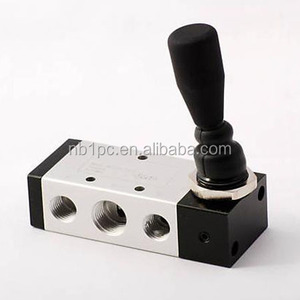 Válvulas de tracción manual de un solo cabezal de 1/<span class=keywords><strong>4</strong></span> ''y 3/5 vías con bloqueo Estructura de control OEM personalizable Modelo 4H230-08L - Product Image 1