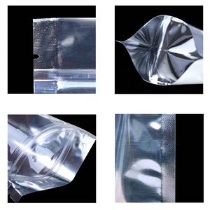 P27 Đứng Lên <span class=keywords><strong>Pouch</strong></span> Phía Trước Rõ Ràng Lại Có Thể Khóa Lại Mylar Aluminum <span class=keywords><strong>Foil</strong></span> Zipper Lock Bag Bao Bì Thực Phẩm - Product Image 4